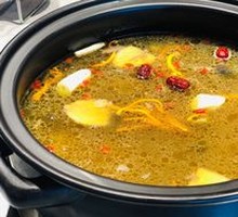 Black Chicken Mushroom Soup