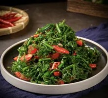 Tomato and Fermented Black Bean Water Fern Salad