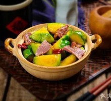 Stewed Cucumber with Potatoes