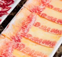 Freshly Sliced Pork Belly Fat