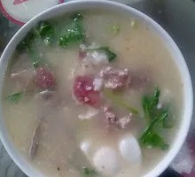 Three Delicacies Rice Soup