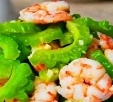 Stir-Fried Shrimp with Bitter Melon