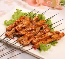 Grilled Chicken Tendon Skewers
