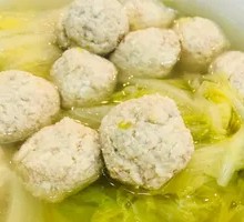 Tofu Meatball Soup