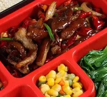 Green Pepper and Intestines