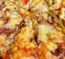Black Pepper Beef Pizza