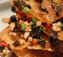 Preserved Vegetable with Rice Crackers