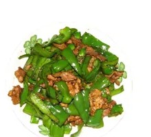 Green Pepper and Pork Slices