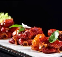 Carved Plum Pork Ribs