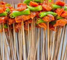Green Pepper Beef Cubes