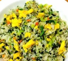 Egg and Bitter Greens Fried Rice