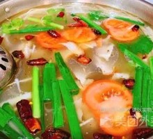 Sour Cabbage Pork Trotter Hot Pot