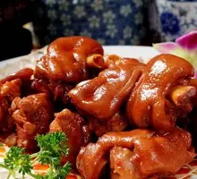 Pork trotter meat
