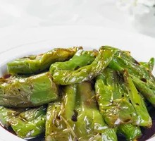 Braised Green Pepper with Tiger Stripes