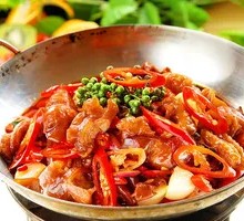 Spicy Pork Intestines Stir-fry