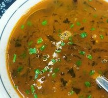 Sour Cabbage and Red Bean Soup