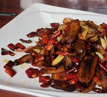 Red Onion and Chanterelle Mushroom Stir-fry