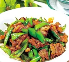 Green Pepper Stir-fried Pork