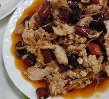 Dry Chili Stir-Fried Pork