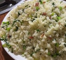 Bitter Greens and Ham Fried Rice