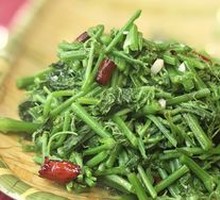 Stir-Fried Cucumber Tips