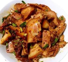 Cold-mixed pig's head meat