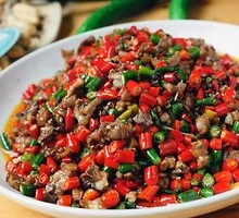 Spicy Green Pepper Chicken Stir-fry