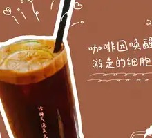 Plum Sparkling Americano