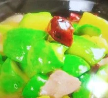 Stewed Cucumber with Potatoes