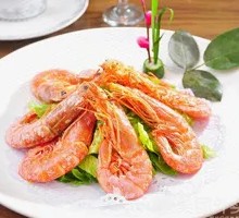 Boiled Shrimp in Salt Water
