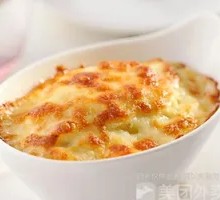 芝士焗红薯泥