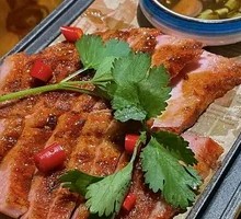 Grilled Pork Neck Meat