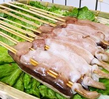 Three Stones Secret-Style Squid Skewers