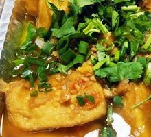 Grilled Soft Tofu with Sauce