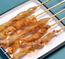 Chicken Skin Skewers