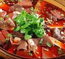 Spicy Dan Dan Noodles with Blood Sausage