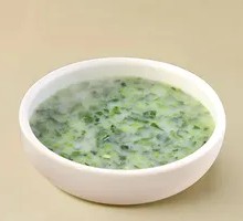 Rice Soup with Bitter Greens