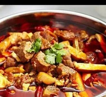 Korean Beef Tripe and Tendon Hot Pot