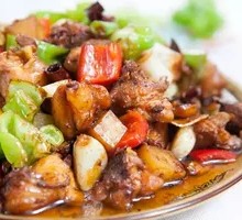 Stewed Chicken with Brown Sauce