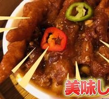 Stewed Chicken Feet in Thick Sauce