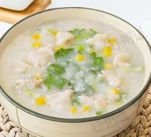 Corn Vegetable Pork Porridge