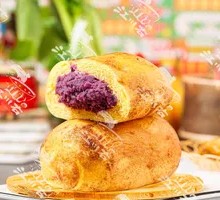 Purple Sweet Potato and Potato Bun