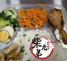 Braised Chicken Leg Rice Bowl