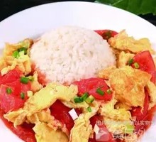 Tomato and Egg Rice Bowl