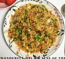 Pickled Vegetable and Pork Fried Rice