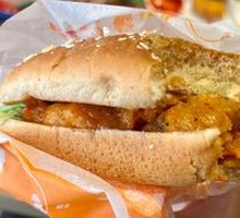 Fruitwood-Flavored Chicken Burger