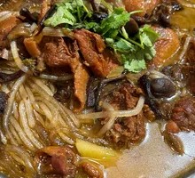 Chicken Stewed with Mushrooms