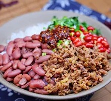 Red Bean Beef Rice