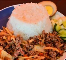 Sour Bamboo Shoots Beef Rice Bowl