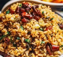 Guiyang Crispy Pork Cracklings and Salted Vegetables Fried Rice